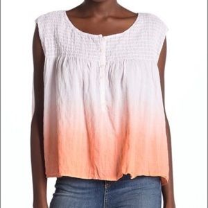 NWT Free People Little Bit of Something Ombre Top